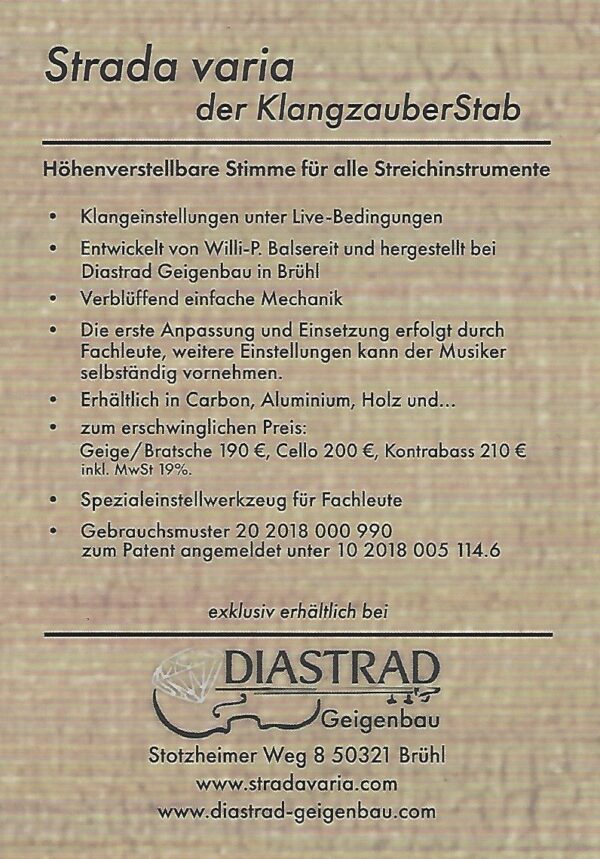Strada varia "der Klangzauber-Stab" – Bild 3